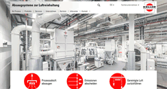 Desktop Screenshot of keller-lufttechnik.de